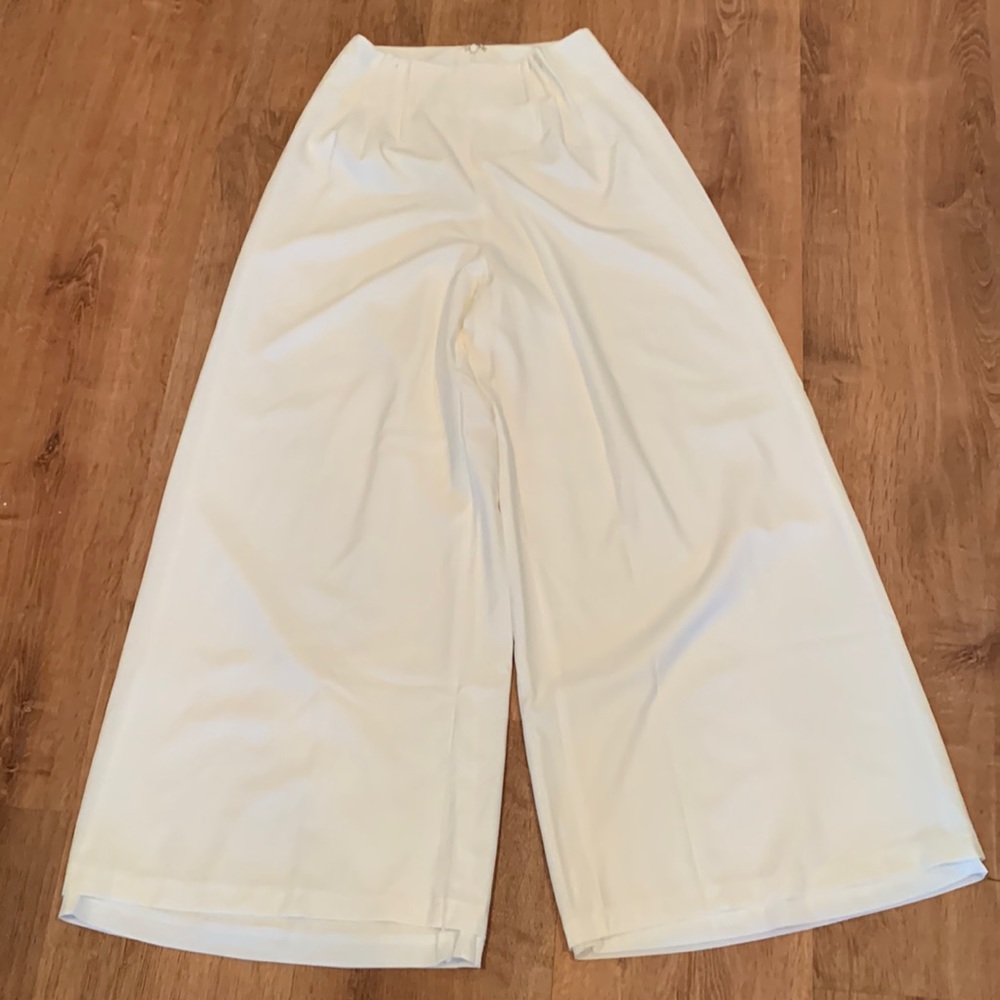 Indie Luxe Zinnah Off White wide leg pants